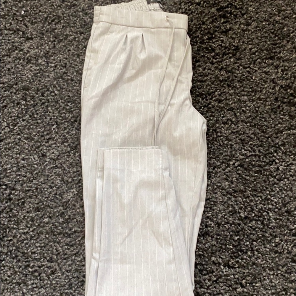 Dynamite Grey Pin Stripped Joggers